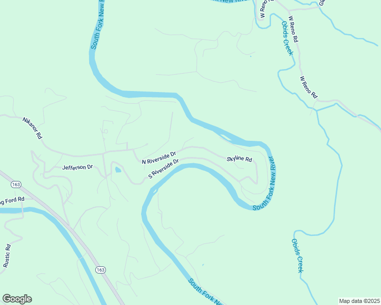 map of restaurants, bars, coffee shops, grocery stores, and more near 184 Skyline Road in West Jefferson