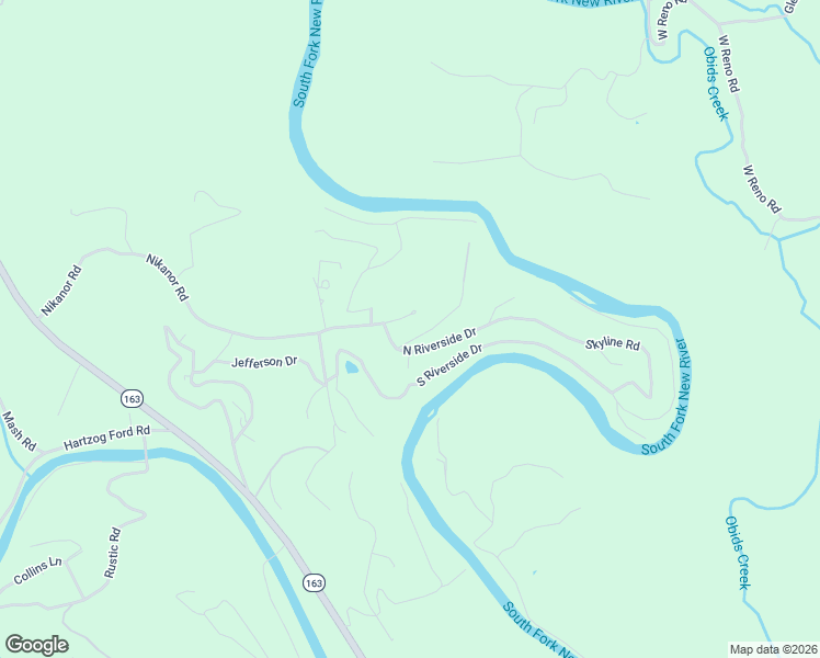 map of restaurants, bars, coffee shops, grocery stores, and more near 101-171 Dogwood Drive in West Jefferson
