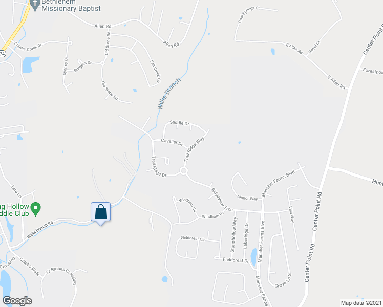 map of restaurants, bars, coffee shops, grocery stores, and more near 110 Trail Ridge Way in Hendersonville