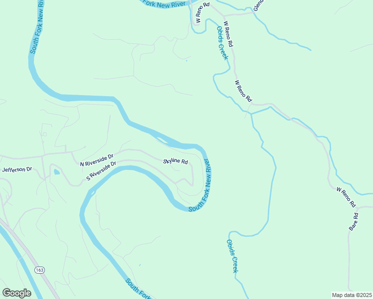 map of restaurants, bars, coffee shops, grocery stores, and more near 1302 South Riverside Drive in West Jefferson