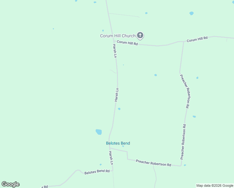 map of restaurants, bars, coffee shops, grocery stores, and more near 1267 Harsh Lane in Castalian Springs