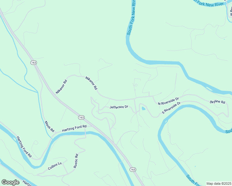 map of restaurants, bars, coffee shops, grocery stores, and more near 711 Nikanor Road in West Jefferson