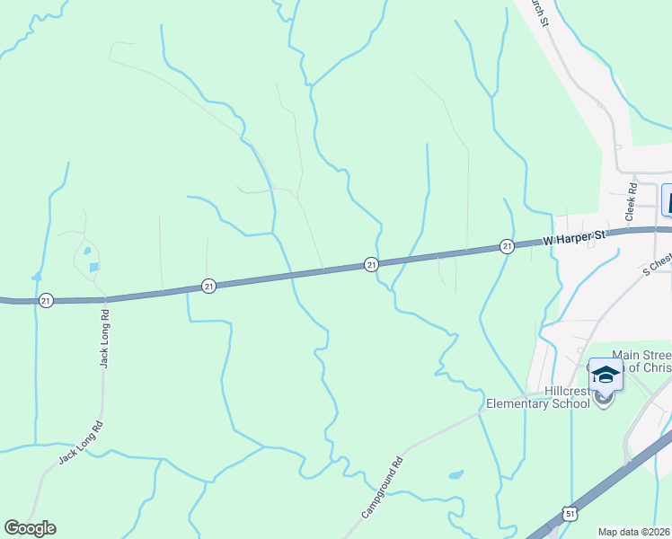 map of restaurants, bars, coffee shops, grocery stores, and more near 572 Tennessee 21 in Troy