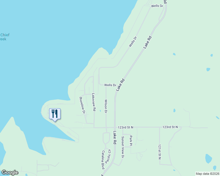 map of restaurants, bars, coffee shops, grocery stores, and more near 12553 Wells Drive in Skiatook