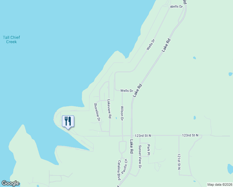 map of restaurants, bars, coffee shops, grocery stores, and more near 12553 Wells Drive in Skiatook