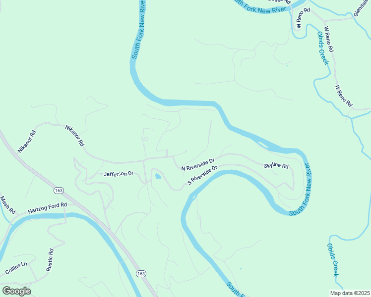 map of restaurants, bars, coffee shops, grocery stores, and more near 1079 Nikanor Road in West Jefferson