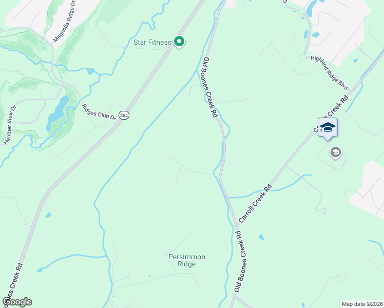 map of restaurants, bars, coffee shops, grocery stores, and more near 134 Eisenhower Road in Jonesborough