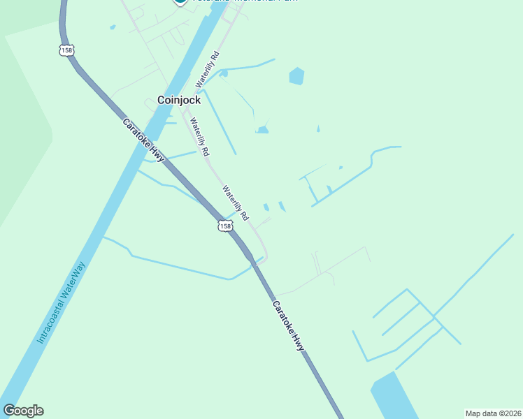 map of restaurants, bars, coffee shops, grocery stores, and more near 142 Waterlily Rd in Currituck