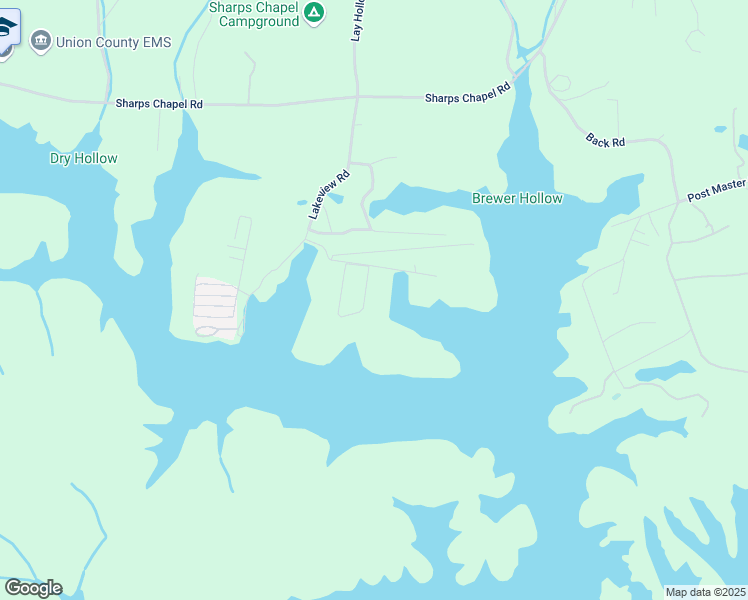 map of restaurants, bars, coffee shops, grocery stores, and more near 153 Lakeview Cir in Sharps Chapel