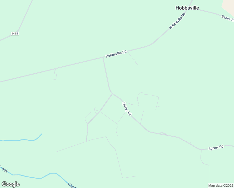 map of restaurants, bars, coffee shops, grocery stores, and more near 57 Spivey Road in Hobbsville