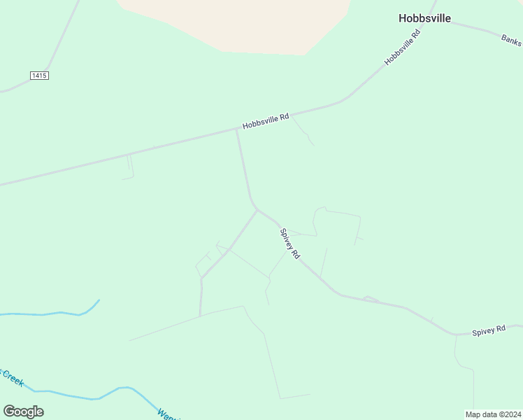 map of restaurants, bars, coffee shops, grocery stores, and more near 57 Spivey Road in Hobbsville
