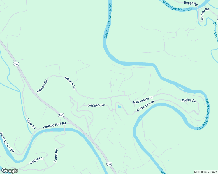 map of restaurants, bars, coffee shops, grocery stores, and more near 181 Ridge Crest Drive in West Jefferson