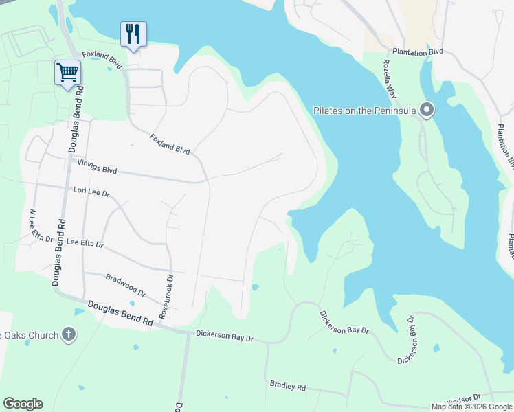 map of restaurants, bars, coffee shops, grocery stores, and more near 1600 Boardwalk Place in Gallatin