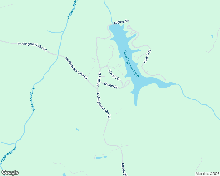 map of restaurants, bars, coffee shops, grocery stores, and more near 168 Shamu Drive in Reidsville