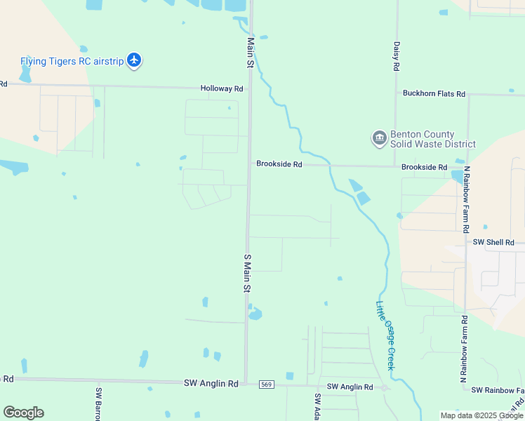 map of restaurants, bars, coffee shops, grocery stores, and more near 3480 Ginn Road in Bentonville
