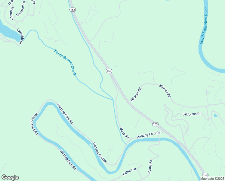 map of restaurants, bars, coffee shops, grocery stores, and more near 334 Mash Road in West Jefferson