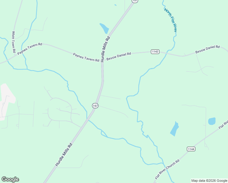 map of restaurants, bars, coffee shops, grocery stores, and more near 96 Gates Worth Road in Roxboro