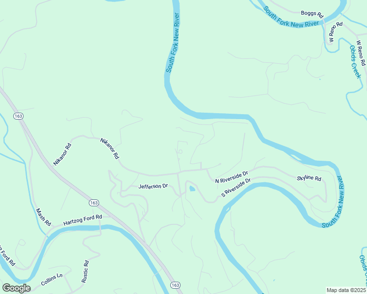 map of restaurants, bars, coffee shops, grocery stores, and more near 102 Hill Top Lane in West Jefferson