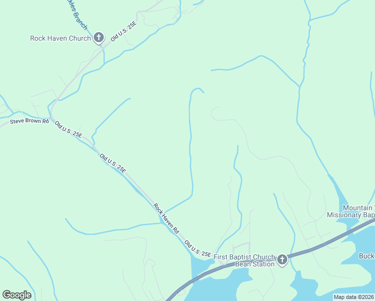 map of restaurants, bars, coffee shops, grocery stores, and more near 357 Bayside Boulevard in Bean Station