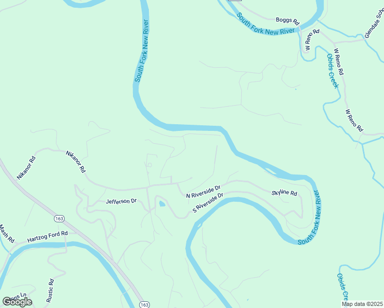 map of restaurants, bars, coffee shops, grocery stores, and more near 307 Fawn Lane in West Jefferson