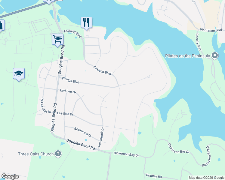 map of restaurants, bars, coffee shops, grocery stores, and more near 1012 Vinings Boulevard in Gallatin