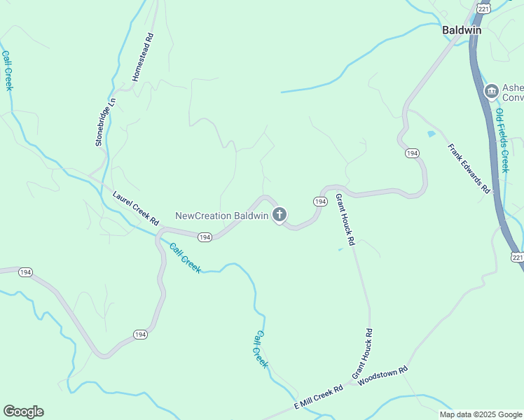 map of restaurants, bars, coffee shops, grocery stores, and more near 1709 North Carolina 194 in Todd