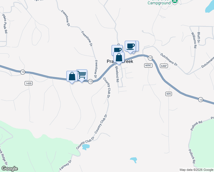 map of restaurants, bars, coffee shops, grocery stores, and more near 8787 Country Club Drive in Little Flock