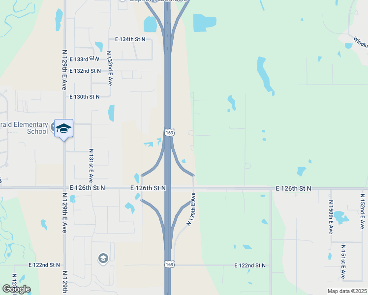 map of restaurants, bars, coffee shops, grocery stores, and more near 12650 North 139th East Avenue in Collinsville