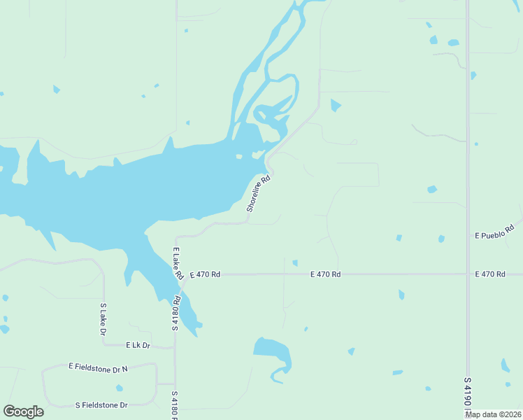 map of restaurants, bars, coffee shops, grocery stores, and more near 18745 South 4185 Road in Claremore