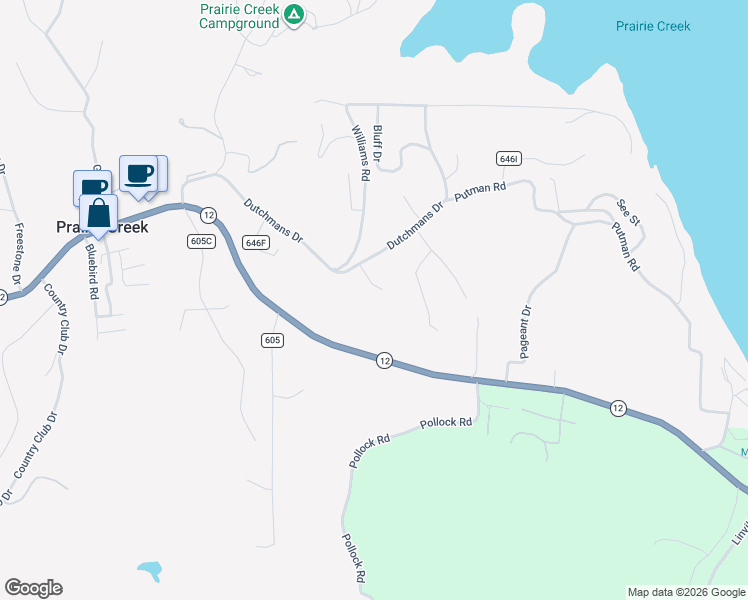 map of restaurants, bars, coffee shops, grocery stores, and more near 15032 Arkansas 12 in Rogers