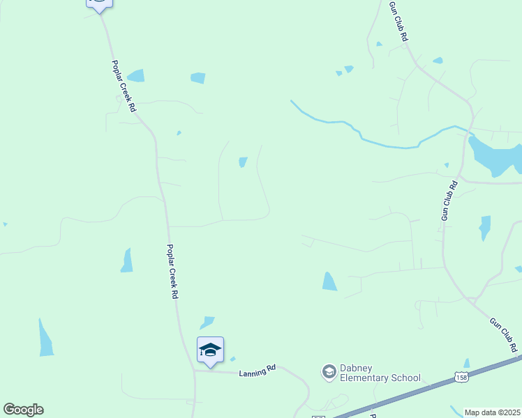 map of restaurants, bars, coffee shops, grocery stores, and more near 353 Dabney Woods Lane in Henderson