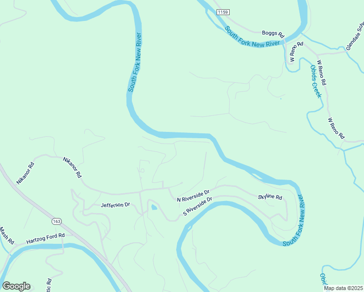 map of restaurants, bars, coffee shops, grocery stores, and more near 225 Woodstock Drive in West Jefferson