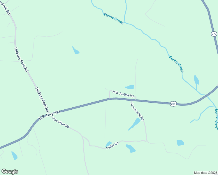 map of restaurants, bars, coffee shops, grocery stores, and more near 1065 Hub Justice Road in Pine Hall