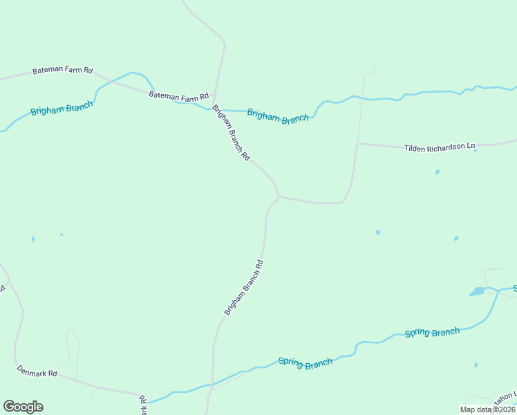map of restaurants, bars, coffee shops, grocery stores, and more near Brigham Branch Road in Erin
