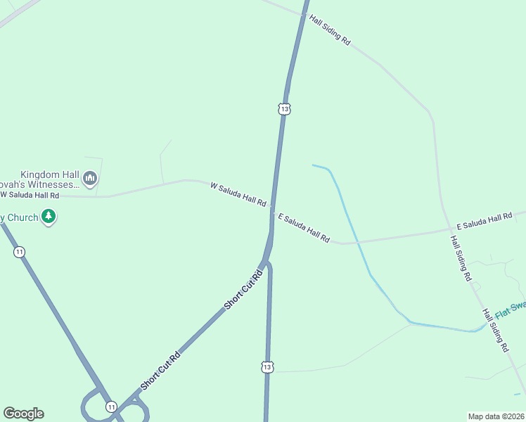 map of restaurants, bars, coffee shops, grocery stores, and more near 950 U.S. 13 in Ahoskie