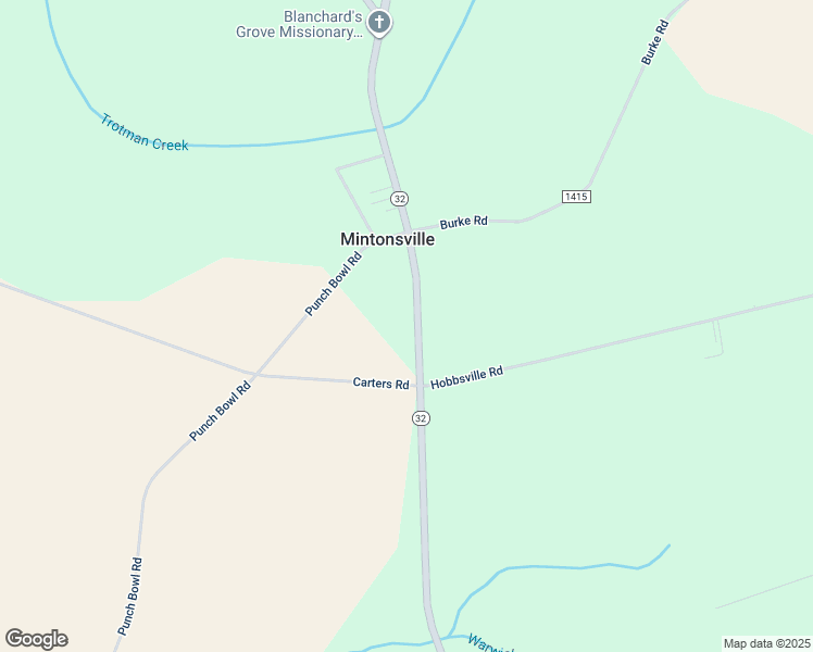 map of restaurants, bars, coffee shops, grocery stores, and more near 1479 North Carolina 32 in Hobbsville