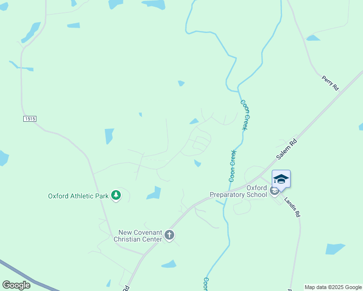 map of restaurants, bars, coffee shops, grocery stores, and more near 401 Oxford Park Boulevard in Oxford