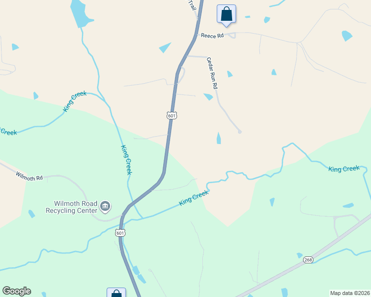 map of restaurants, bars, coffee shops, grocery stores, and more near 7753 U.S. 601 in Dobson