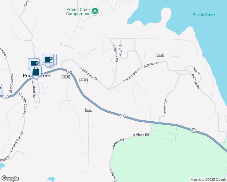 map of restaurants, bars, coffee shops, grocery stores, and more near 14952-14954 Dutchmans Drive in Rogers