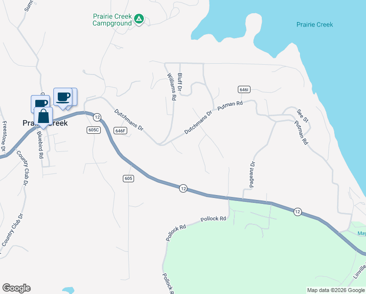 map of restaurants, bars, coffee shops, grocery stores, and more near 14983 Dutchmans Drive in Rogers