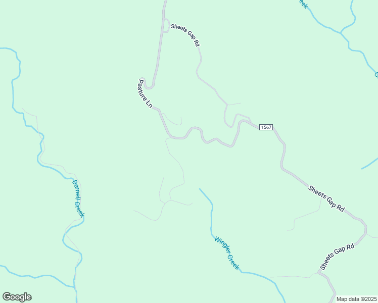 map of restaurants, bars, coffee shops, grocery stores, and more near 495 Spring House Road in Millers Creek
