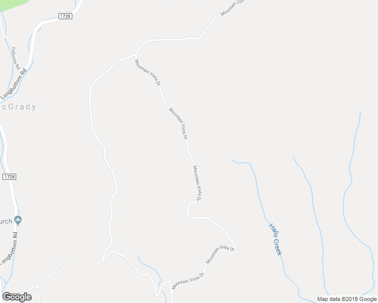 map of restaurants, bars, coffee shops, grocery stores, and more near 999 Mountain Vista Drive in McGrady