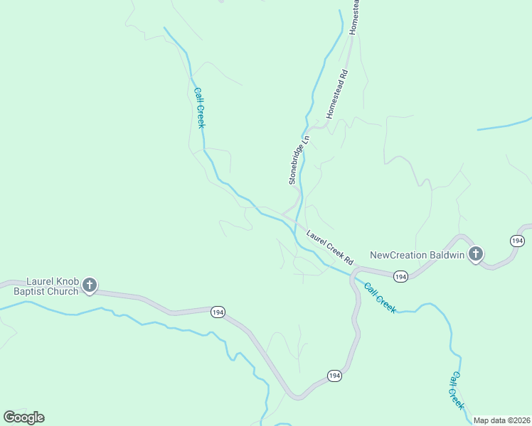 map of restaurants, bars, coffee shops, grocery stores, and more near 497 Laurel Creek Road in Todd