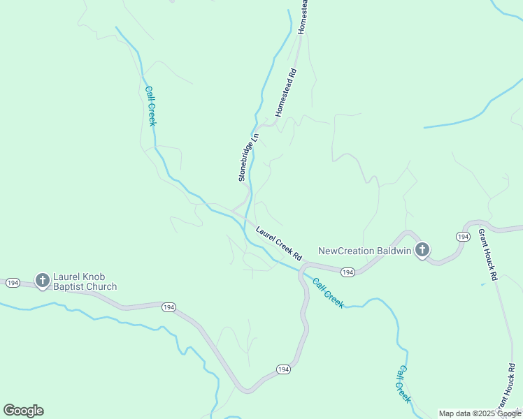 map of restaurants, bars, coffee shops, grocery stores, and more near 118 Little Laurel Trail in Todd