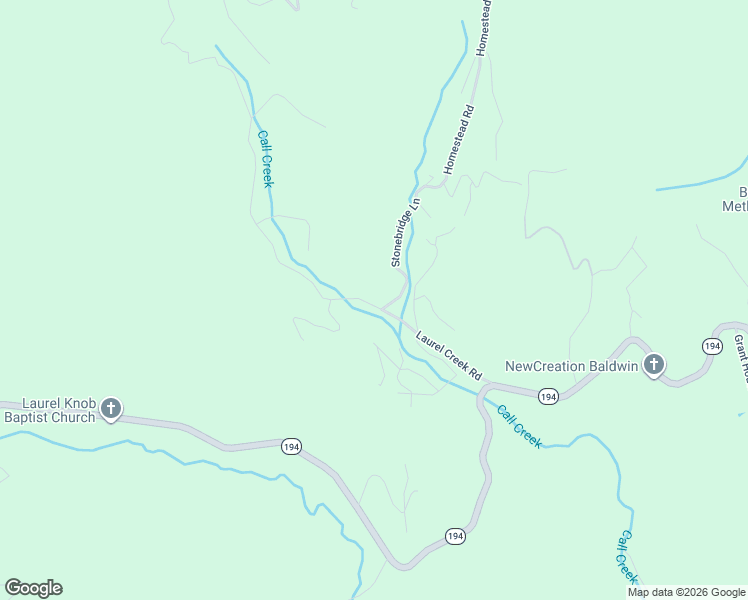 map of restaurants, bars, coffee shops, grocery stores, and more near 497 Laurel Creek Road in Todd