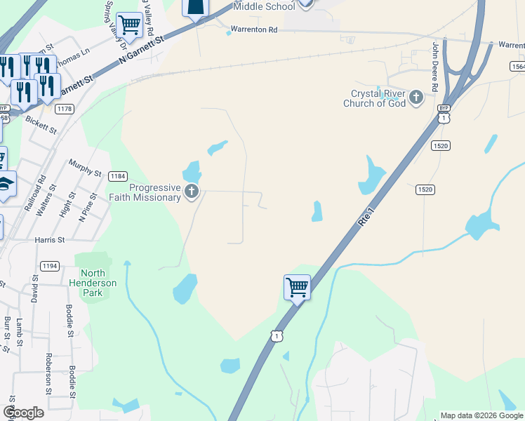 map of restaurants, bars, coffee shops, grocery stores, and more near 1112 Murphy Road in Henderson