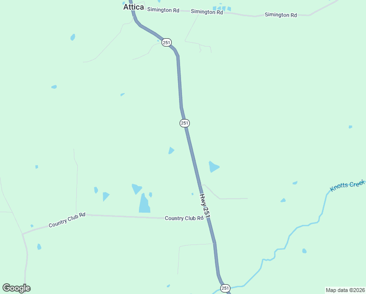 map of restaurants, bars, coffee shops, grocery stores, and more near 2986 Highway 251 in Pocahontas