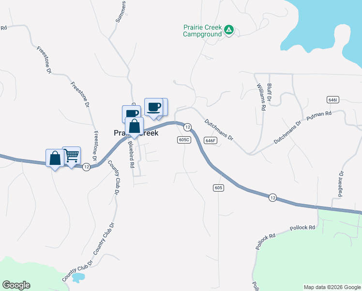 map of restaurants, bars, coffee shops, grocery stores, and more near 8852 South Park Road in Rogers