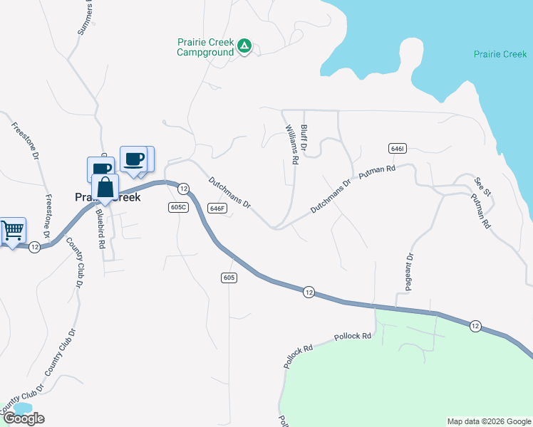 map of restaurants, bars, coffee shops, grocery stores, and more near 14895 Dutchmans Drive in Little Flock