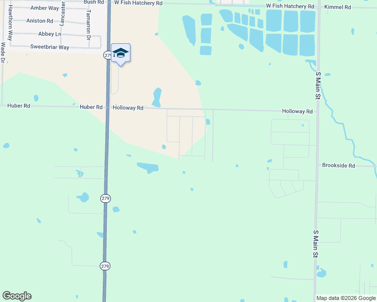 map of restaurants, bars, coffee shops, grocery stores, and more near 12153-12317 Holloway Road in Centerton